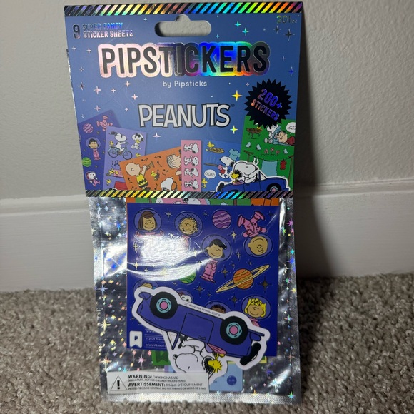 Peanuts | Office | Pipsticks Peanuts Sticker Pack 2 Pieces | Poshmark